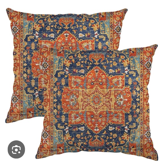 Decorative Multicolor Throw Pillow Set - Picture 1 of 3